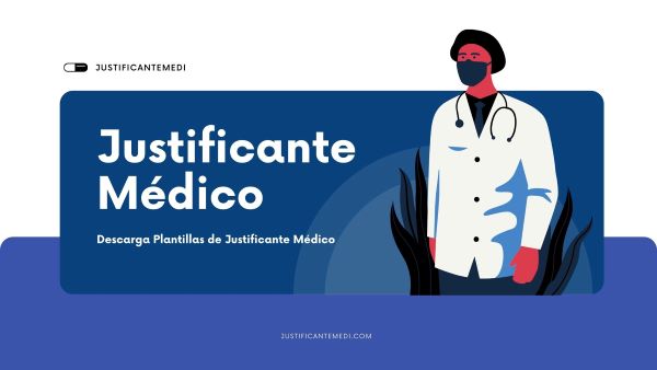 Plantilla justificante médico Barcelona en blanco y editable